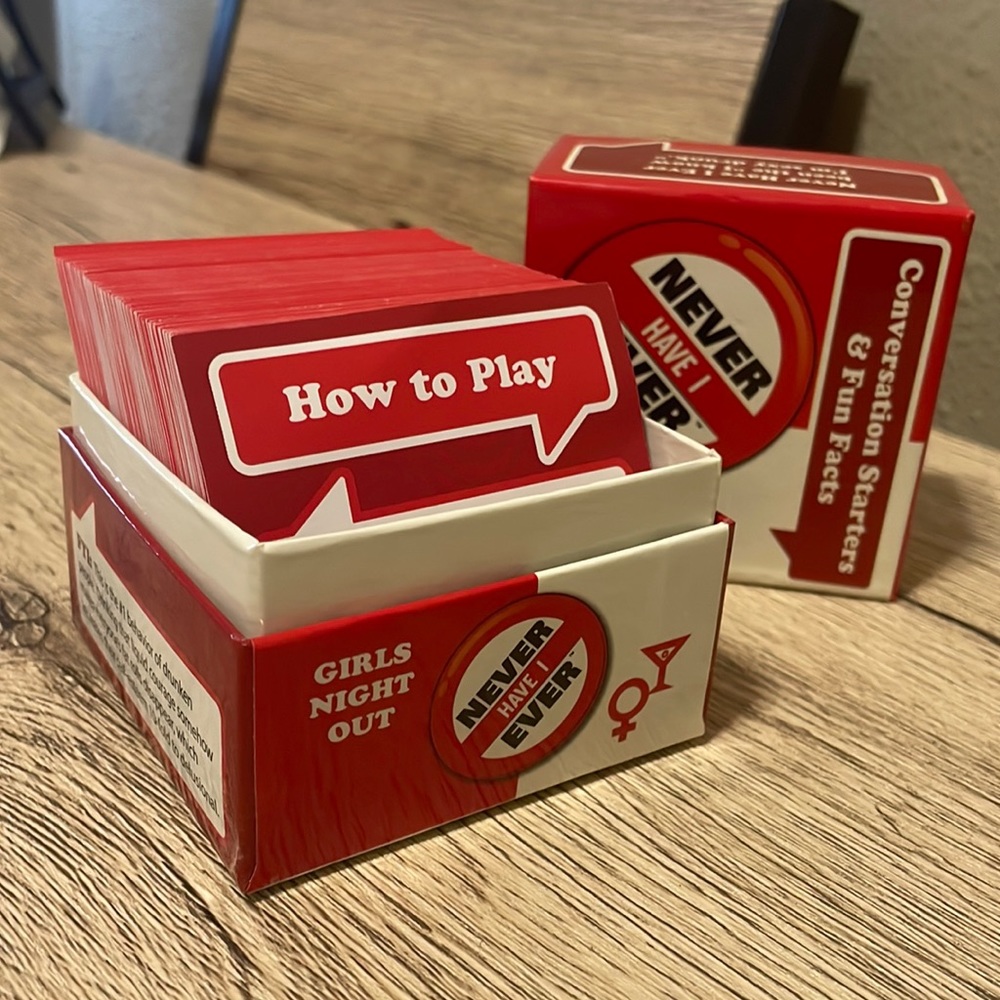 Never have I ever game Girls night out version